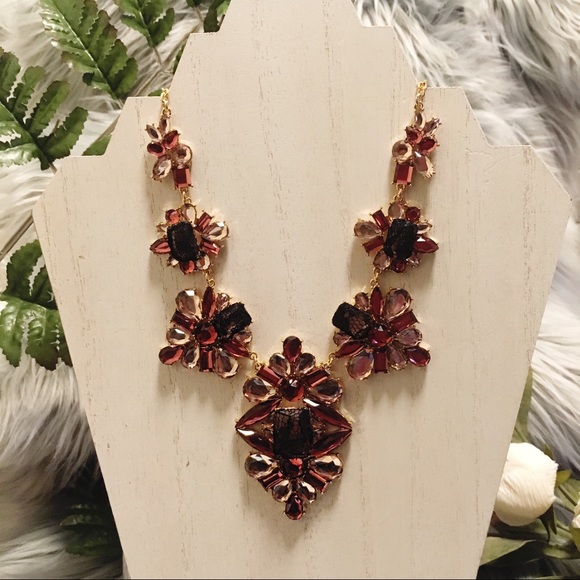 INC International Concepts Jewelry - INC Burgundy Lace Necklace INC International Concepts Jewelry - INC Burgundy Lace Necklace
